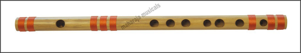 MAHARAJA MUSICALS Flutes - Bansuri C Natural Small 9.5 inches - CEI