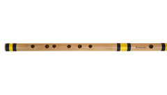 Flute Bansuri, Scale B Natural Bass 20 Inches, Sarfuddin, Concert Quality, Includes Nylon Pipe Bag, Indian Bansuri Bamboo Flute, Precisely Tuned, Hindustani (PDI-DEE)