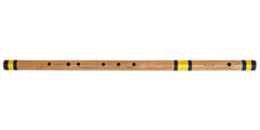 Bansuri Concert Quality, Scale C Sharp Bass 34 Inches, Sarfuddin, Finest Indian Bamboo Flute, Accurately Tuned, Nylon Pipe Bag Included, Hindustani (SM-DFJ)