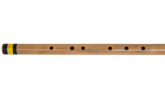 Bansuri Concert Quality, Scale C Sharp Bass 34 Inches, Sarfuddin, Finest Indian Bamboo Flute, Accurately Tuned, Nylon Pipe Bag Included, Hindustani (SM-DFJ)