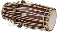 MAHARAJA MUSICALS Pakhawaj - Sheesham Wood - Rope Tuned - North Indian - EG