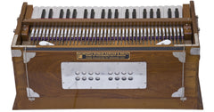 MONOJ K SARDAR (MKS) Folding Harmonium - 9 Stop - 3reeds - Teak Wood - EGC
