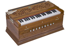 MONOJ K SARDAR (MKS) Folding Harmonium - 9 Stop - 3reeds - Teak Wood - EGC