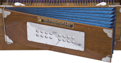 MONOJ K SARDAR (MKS) Folding Harmonium - 9 Stop - 3reeds - Teak Wood - EGC