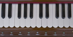 MONOJ K SARDAR (MKS) Folding Harmonium - 9 Stop - 3reeds - Teak Wood - EGC
