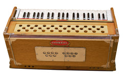 MAHARAJA MUSICALS Harmonium - A440 - 9 Stopper - Natural Color - ABG