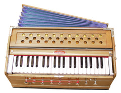 MAHARAJA MUSICALS Harmonium - A440 - Teak Wood - 9 Stopper - GF